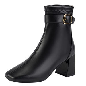 <span class=keywords><strong>Stivali</strong></span> con tacco da <span class=keywords><strong>donna</strong></span> stivaletti con tacco grosso stivaletti con punta a punta stivaletti quotidiano brillante tinta unita nero <span class=keywords><strong>Beige</strong></span> - Product Image 5