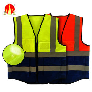 अनुकूलन योग्य लोगो हाय वर्कवियर जैकेट स्वेटर जींस पॉलिएस्टर सुरक्षा: चिंतनशील लाइनों और सिंटा के साथ - Product Image 3