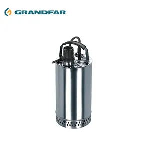 Grandfar便携式不锈钢小潜水泵6m头电机高压潜水泵
