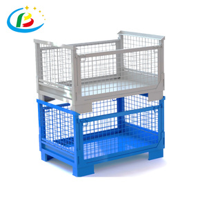 창고 스태킹 랙 제조업체 공급 핫 세일 헤비 듀티 스태킹 접이식 및 금속 빈 특수 창고 랙 - Product Image 3