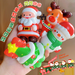 ของเล่นบีบคลายเครียดคริสต์มาสใหม่ ซานต้า กวางเรนเดียร์ และของตกแต่งต้นคริสต์มาส ของเล่นมินิแบบคืนตัวช้า - Product Image 2