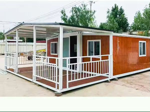 Maisons préfabriquées certifiées ISO 9001, <span class=keywords><strong>maison</strong></span> conteneur extensible à double aile de 40 pieds, solution <span class=keywords><strong>clé</strong></span> <span class=keywords><strong>en</strong></span> <span class=keywords><strong>main</strong></span> pour bureau, hôtel, villa, hôpital - Product Image 3