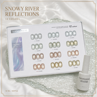 BelloGel OEM Personnalisé French Liquid Snowy River Reflections 12 Couleurs Magnétique UV Gel Polish Set 10ml Bouteille Usage Professionnel Longue Durée
