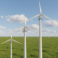 Éolienne horizontale de grande puissance fabriquée en Chine, 20 kW 220 V