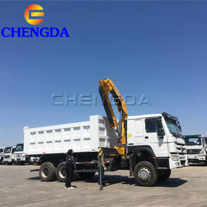 Sino LKW Howo 5 ton-10ton Kran Dump Muldenkipper mit Kran Kipper LKW - Product Image 4