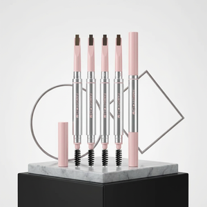 <span class=keywords><strong>Crayon</strong></span> à sourcils naturel longue tenue 2-en-1 avec brosse, résistant à l'eau et à la transpiration, pointe <span class=keywords><strong>de</strong></span> précision, cosmétiques en marque privée - Product Image 1