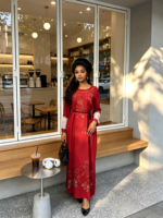 Robe Abaya de Mariage Élégante en Mousseline de Soie pour Femmes Saoudiennes, Style Islamique de Dubaï, Ornée de Diamants, Collection Été 2026 – Vente en Gros pour Boutiques