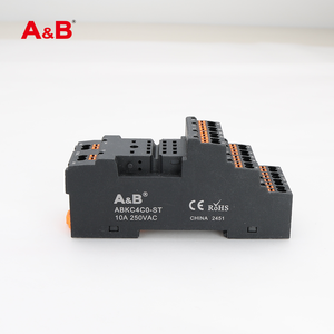 <strong>14</strong>-<strong>Pin</strong> Micro Miniature <strong>Relay</strong> <strong>Socket</strong> 10A 250VAC Electromagnetic Seal Protected Push-In ABKC4C0-ST - Product Image 2