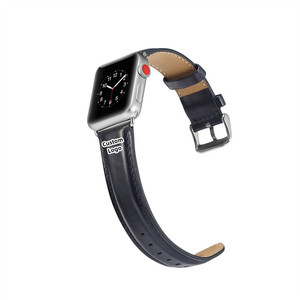 Correa de Reloj de Cuero Genuino Encerado al Aceite, Duradera, para Hombre y Mujer, Compatible con <span class=keywords><strong>Apple</strong></span> <span class=keywords><strong>Watch</strong></span> - Product Image 2