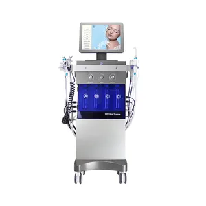 Machine de microdermabrasion pour soins de la peau du visage à hydrooxygène 14 en 1