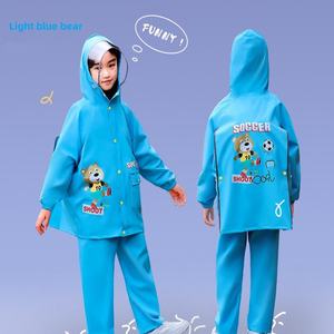 Pantaloni da <span class=keywords><strong>pioggia</strong></span> per bambini Modulare impermeabile Pongee impermeabile per ragazzi, la ragazza va a scuola in molti colori. - Product Image 6