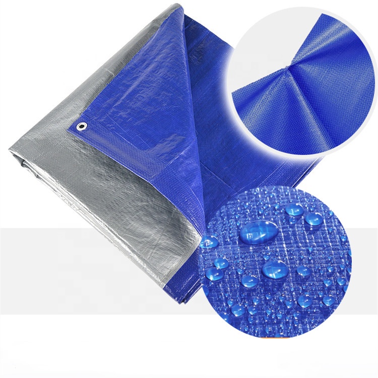 Vinyl Blue Fabric PE Tarpaulin Breathable Other Woven Fabrics of Synthetic Yarn PE Coated Material Polyethylene