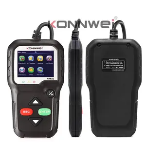 KONNWEI KW680 12V 범용 자동차 진단 스캐너 자동차 OBD2 코드 진단 도구 (원 클릭 I/M 준비 키 포함)