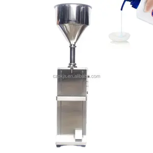 Manufacture Price Semi Automatic Pneumatic Paste Chili Sauce Mayonnaise Filling Machine Oil Liquid Jam Filling Machines