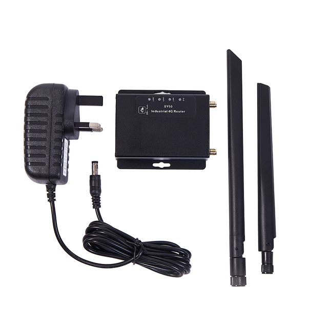 Compact Metal Housing Industrial 4G LTE Router Wide Range Power Input 5 to 30V 4G Cellular Router with VPN