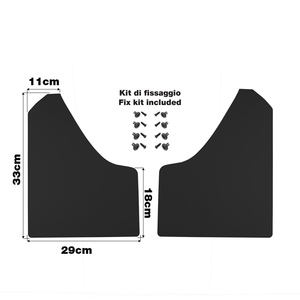 Garde-boue - Accessoire pour roue de voiture, ABS, Noir Simoni Racing - Product Image 1