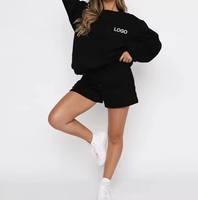 Ensemble deux pièces personnalisable pour femme : crop top et short en coton respirant avec patchs – Collection été