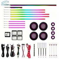 Kit d'éclairage d'ambiance dynamique LED multicolore pour BMW Série 4 F30 F32 F33 F36, amélioration de l'éclairage intérieur de voiture