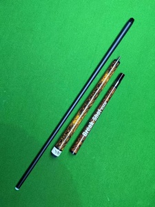 Queue de <span class=keywords><strong>billard</strong></span> chinoise 1/2, style neuf boules, en fibre de verre noire, 8 coups, avec ouverture intégrée, tête large - Product Image 5