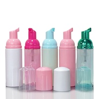 Flacon pompe distributeur de savon moussant pour cils, en plastique de luxe, rose doré argenté, 30ml 50ml 60ml 80ml 100ml 150ml, pour nettoyant cils