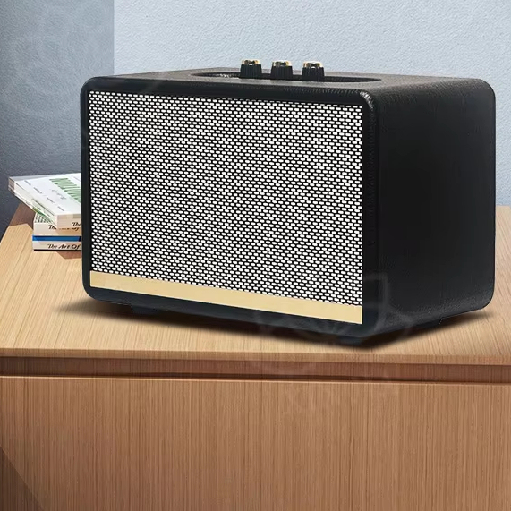 MINI Wireless Bluetooth Speaker High Volume Desktop Wooden Retro Radio Mini Portable Stereo Holiday Gift