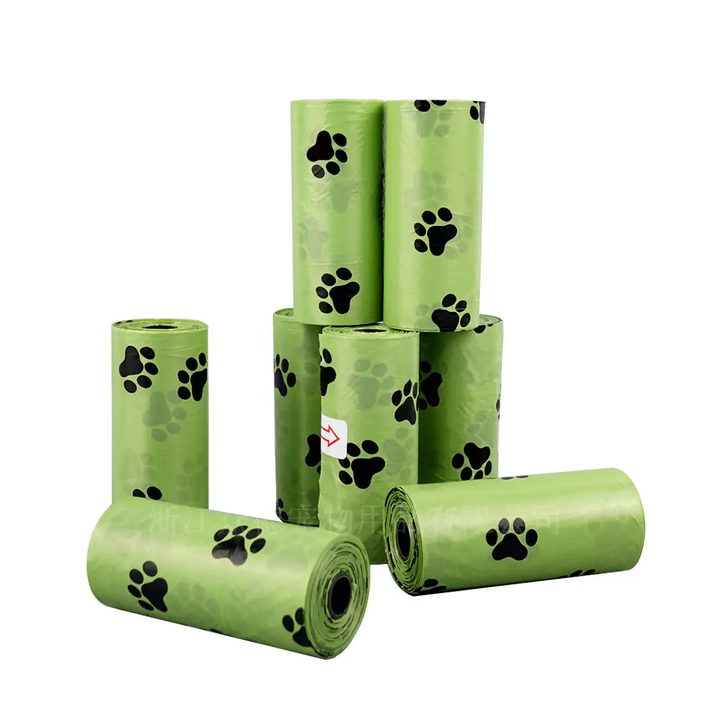 Tize Eco-Vriendelijke Pe Biologisch Afbreekbare Afvalzakken Voor Huisdieren Hondenpoep Afvalzak