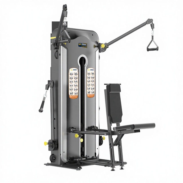 Shoulder Press Dual Cross Gym Equipment Cable Machine Bodybuilding Functional Trainer Dual Cable Crossover
