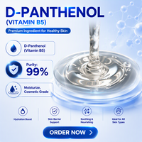 D-Panthenol Liquide de Qualité Cosmétique 75% 99% D-Panthenol 100% Pur Pro-Vitamine B5 Poudre de DL-Panthenol pour Soins de la Peau