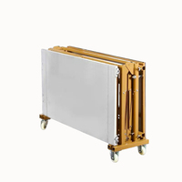 Scie à ruban de table coulissante multifonctionnelle mini sans fil à double lame pour le travail du bois