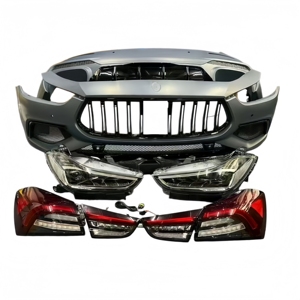 Kit carrosserie de mise à niveau de style GTS neuf et de haute qualité, comprenant un becquet avant et un pare-chocs arrière, pour <span class=keywords><strong>Maserati</strong></span> Ghibli, ajustement universel - Product Image 4