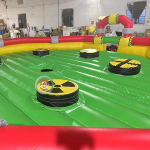 Sweeper Wipeout Eliminator <span class=keywords><strong>Trampoline</strong></span> <span class=keywords><strong>Park</strong></span> <span class=keywords><strong>Trampoline</strong></span> Inflatable Toxic Meltdown Wipeout Bouncer Game - Product Image 3