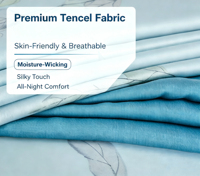 Ensemble de literie en lyocell, housse de couette personnalisée, ensemble de draps, vente en gros d'usine