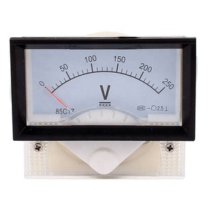 مقياس فولتية تناظري للوحة التحكم 0-250 فولت تيار مستمر، مقياس جهد 85C17r - Product Image 1