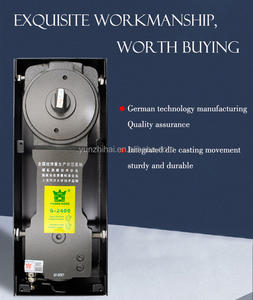 Charnière de sol à ressort robuste de qualité supérieure, fabrication allemande, pour porte en verre à grand <span class=keywords><strong>pivot</strong></span> - Product Image 4