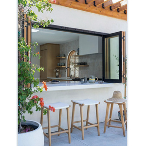 Ventana Plegable Moderna de Aluminio, Tipo Biombo, para Cocina y Bar al Aire Libre, Resistente a la Intemperie, de Alta Calidad - Product Image 1