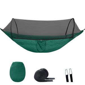 Hamac <span class=keywords><strong>moustiquaire</strong></span> portable en nylon léger à ouverture rapide, durable, pour camping en extérieur, avec logo personnalisé OEM, vente en gros pour voyages et randonnées - Product Image 4