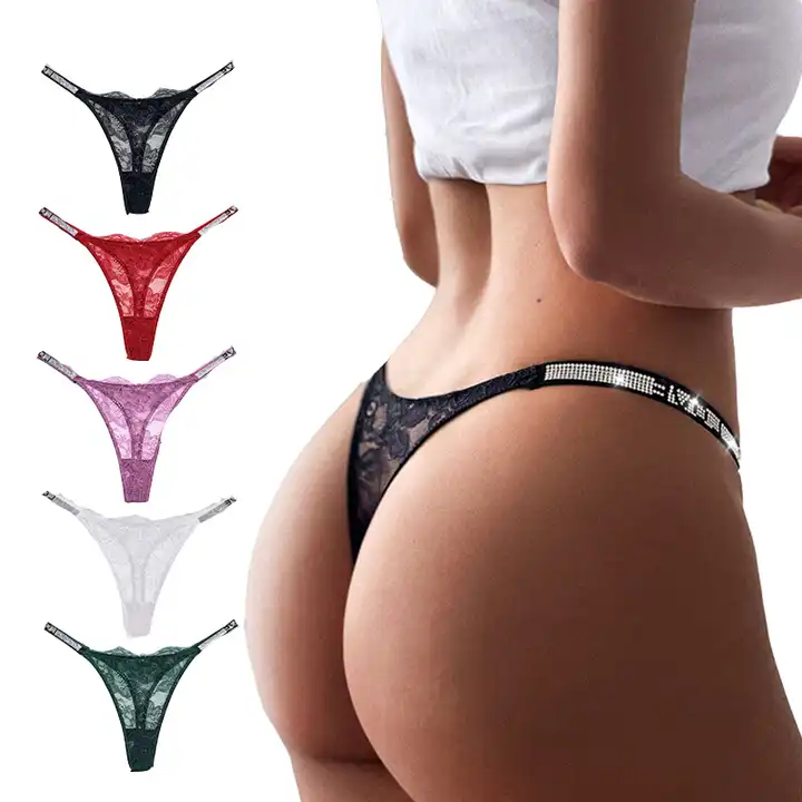 Women Lace Sheer G-string T-back Panties Thongs Underwear Lingerie