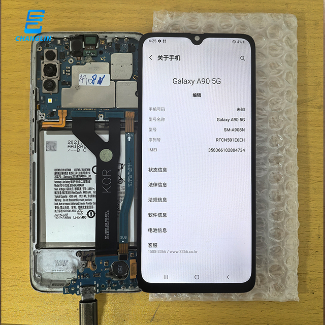 Factory Wholesale High Quality Mobile Phone Screen for Samsung for Galaxy A90 5G LCD Display A90 5G LCD with 1-Year Warranty