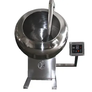 Cashew chocolate coating machine panner machinery for coating chocolate