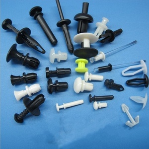 नए p66 ऑटो फास्टनर नायलॉन प्लास्टिक पुश फास्टनरों क्लिप स्नैप रिवेट्स - Product Image 1