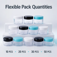 Bouteilles en plastique vides avec pompe à savon liquide, pulvérisateur, bouteilles rechargeables, petits récipients cosmétiques, pots de rangement portables, 10/20/30/50 pièces