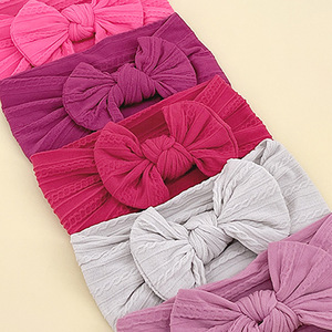 Protector de banda para el cabello de bebé de nailon con combinación de 6 colores, gorra de Fontanelle para fiesta de niños pequeños, lazo sin cabeza bonito de 16*8cm - Product Image 3