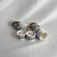 Tube en papier de luxe haut de gamme, écologique, recyclable, fait main, pour parfum solide, cosmétiques et baume à lèvres