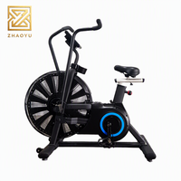 Vélo d'exercice à résistance à l'air ZY Commercial, vélo de fitness cardio complet pour la gym, entraînement HIIT, personnalisation OEM