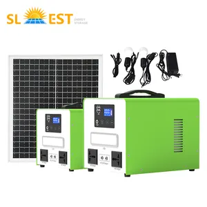 Air Cooling Low Noise Fast Heat Dissipation Outdoor Portable Solar Power System For Home And Camping