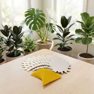 Fly Trap Indoor Double Sided Sticky Flower Shape Plant Protection Waterproof Plastic <strong>Insect</strong> Catcher Non Toxic Garden Outdoor Bug - Product Image 2