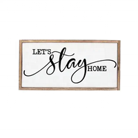 Meilleure vente Plaque de décoration murale en bois poli personnalisée Plaque de cuisine salle à manger pour pendaison de crémaillère cadeau personnalisé