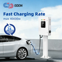 GDON 20kW Einzel-Gun-DC-Schnellladegerät mit integrierter Standhalterung – EV-Ladestation für Elektrofahrzeuge