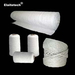 Aislamiento de calor Aluminosilicato de fibra de cerámica (cuerda de tela cinta y hilo)
