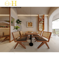 Vitrine de présentation de café en bois sur mesure, armoire de présentation de café à LED personnalisée pour boutique